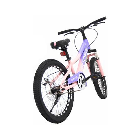 จักรยานเสือภูเขา QITONG TN22A01 20 นิ้ว สีชมพู/ม่วง_4