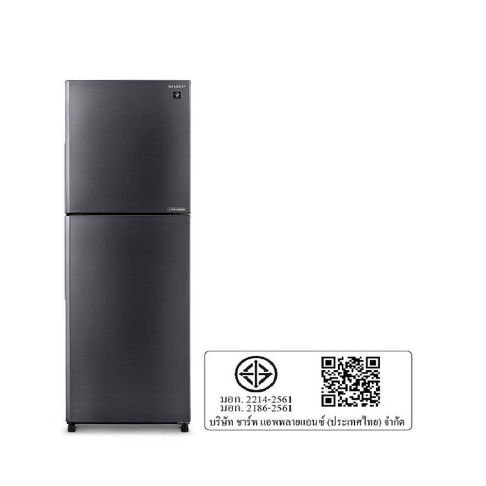 ตู้เย็น 2 ประตู SHARP SJ-XP300TP-DK 10.6 คิว สีเงินเข้ม
