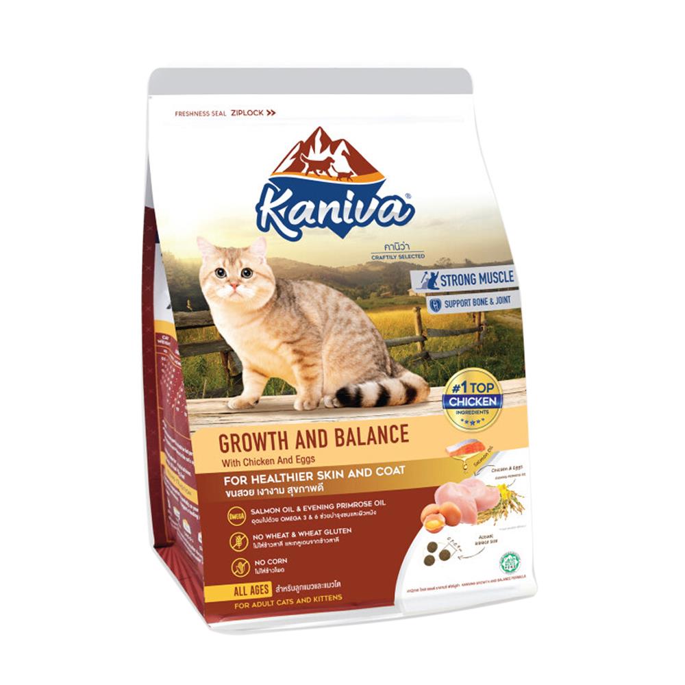 อาหารแมว KANIVA GROWTH AND BALANCE 370 กรัม