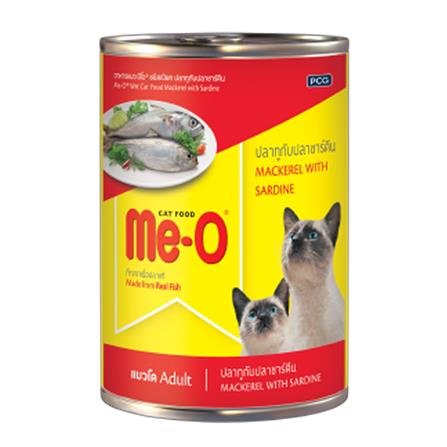 อาหารเปียกแมว MEO MACKEREL AND SARDINE 400 ก._0