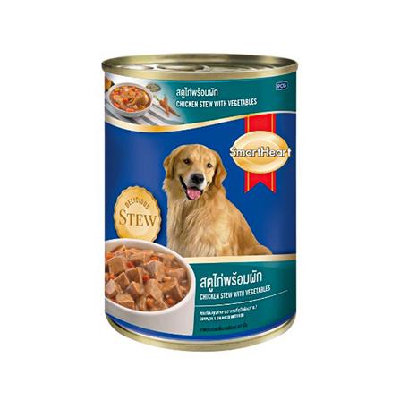 อาหารเปียกสุนัข SMARTHEART CAN CHICKEN AND VETGETABLES 400 ก._0