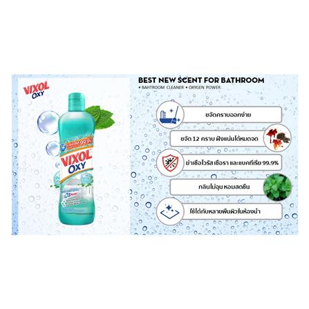 น้ำยาทำความสะอาดห้องน้ำ VIXOL 700 มล. สปริงเฟรช แพ็กคู่_2