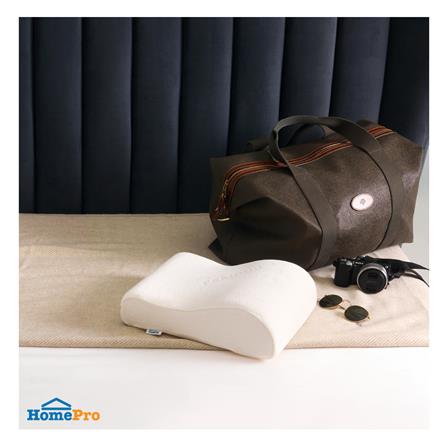 หมอนสุขภาพ เมมโมรี่โฟม TEMPUR ORIGINAL TRAVEL PILLOW 25x31x10 ซม. สีขาว_2