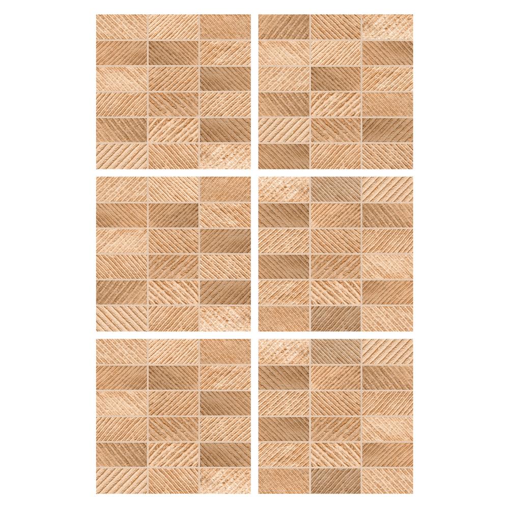 กระเบื้องพื้นพอร์ซเลน  TARA 40x40 ซม. เซน น้ำตาล A 0.96 ตร.ม.