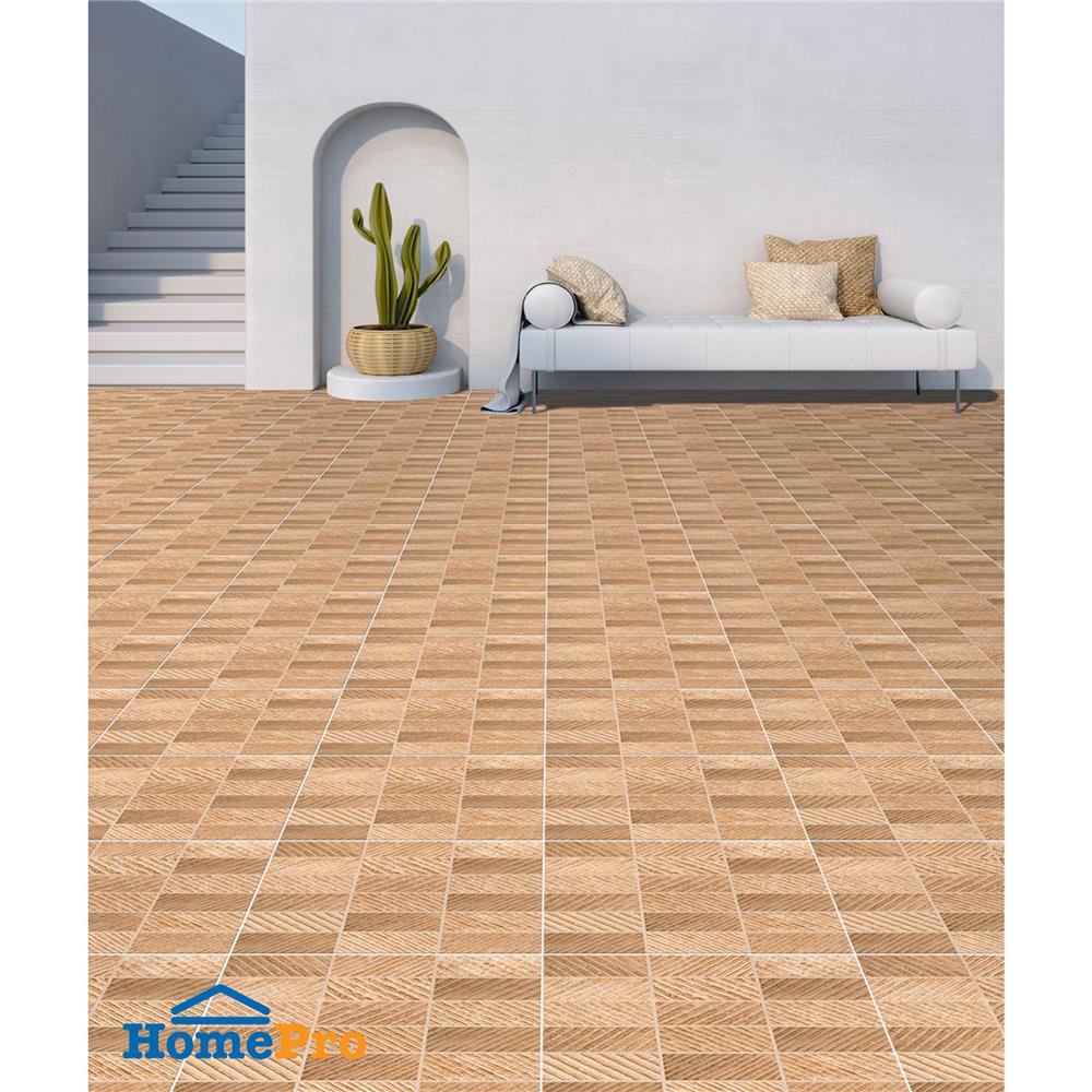 กระเบื้องพื้นพอร์ซเลน  TARA 40x40 ซม. เซน น้ำตาล A 0.96 ตร.ม.