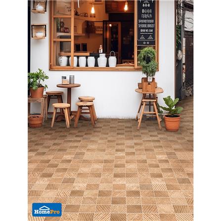 กระเบื้องพื้นพอร์ซเลน  TARA 40x40 ซม. เซน น้ำตาล A 0.96 ตร.ม._6