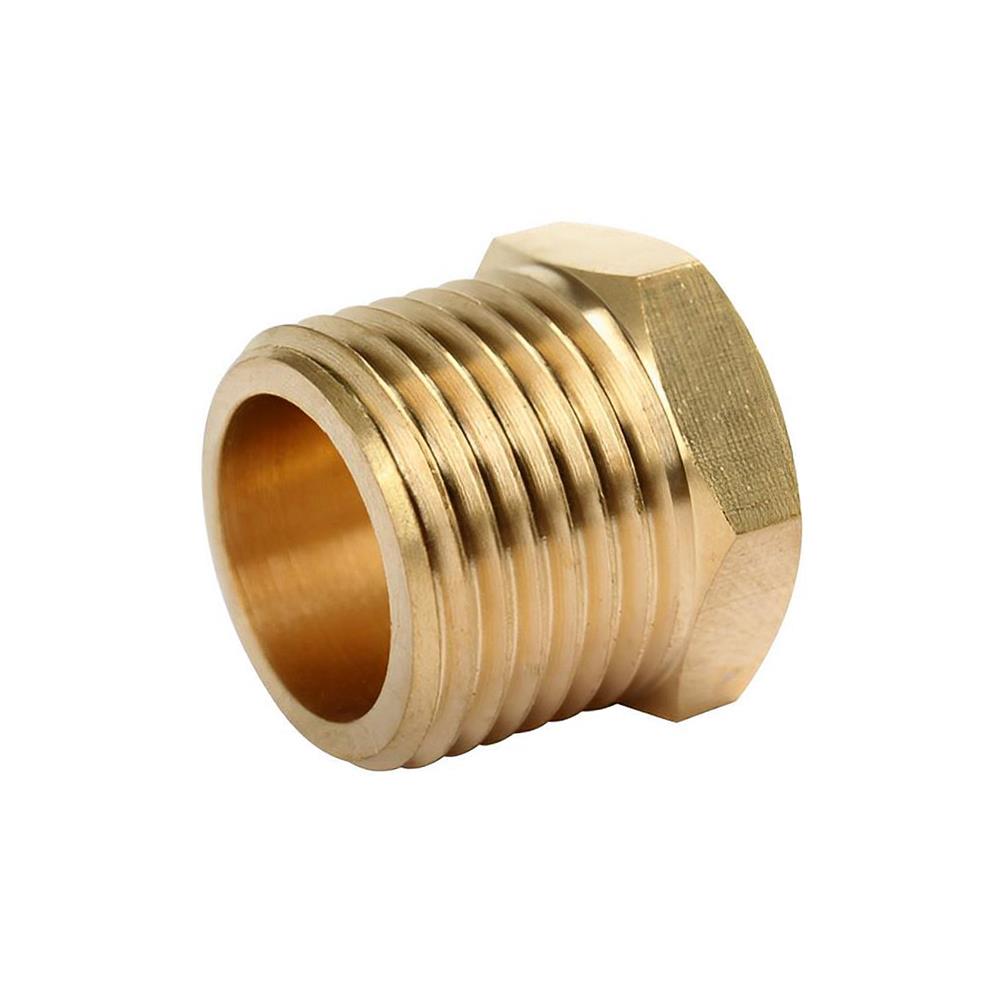 ข้อต่อลดเหลี่ยมทองเหลือง PUMPKIN APOLLO 1/2M 1/4F