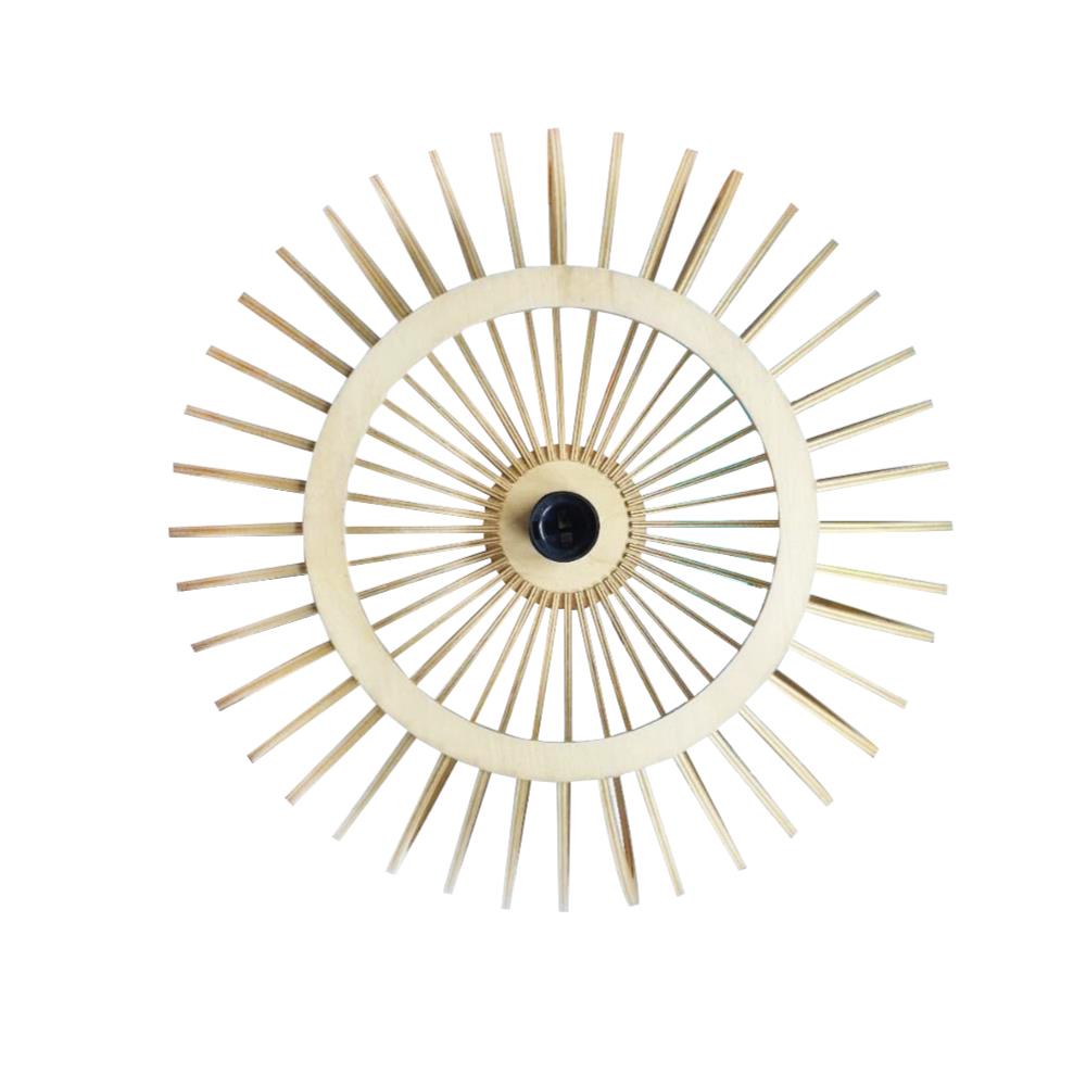 ไฟช่อ HI-TEK HFDKT00001 สีน้ำตาล 1 หัว