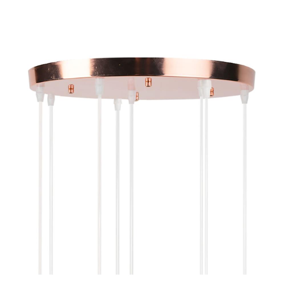 ไฟช่อ LUMAX 01-02939 สีโรสโกลด์ 8 หัว