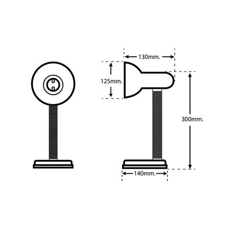 ไฟอ่านหนังสือ SHINING LCTBL-G203 สีเทา_8