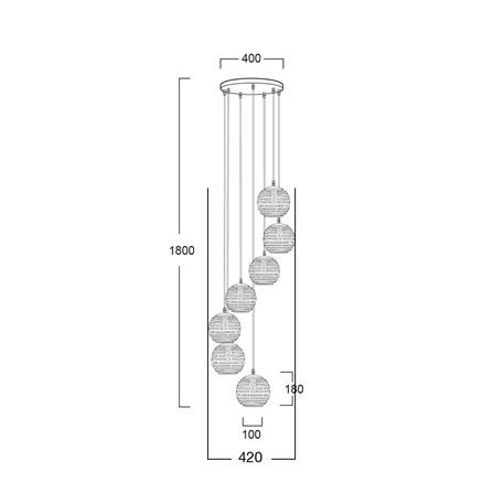ไฟช่อ LUMAX 01-02938 สีขาว 7 หัว_5