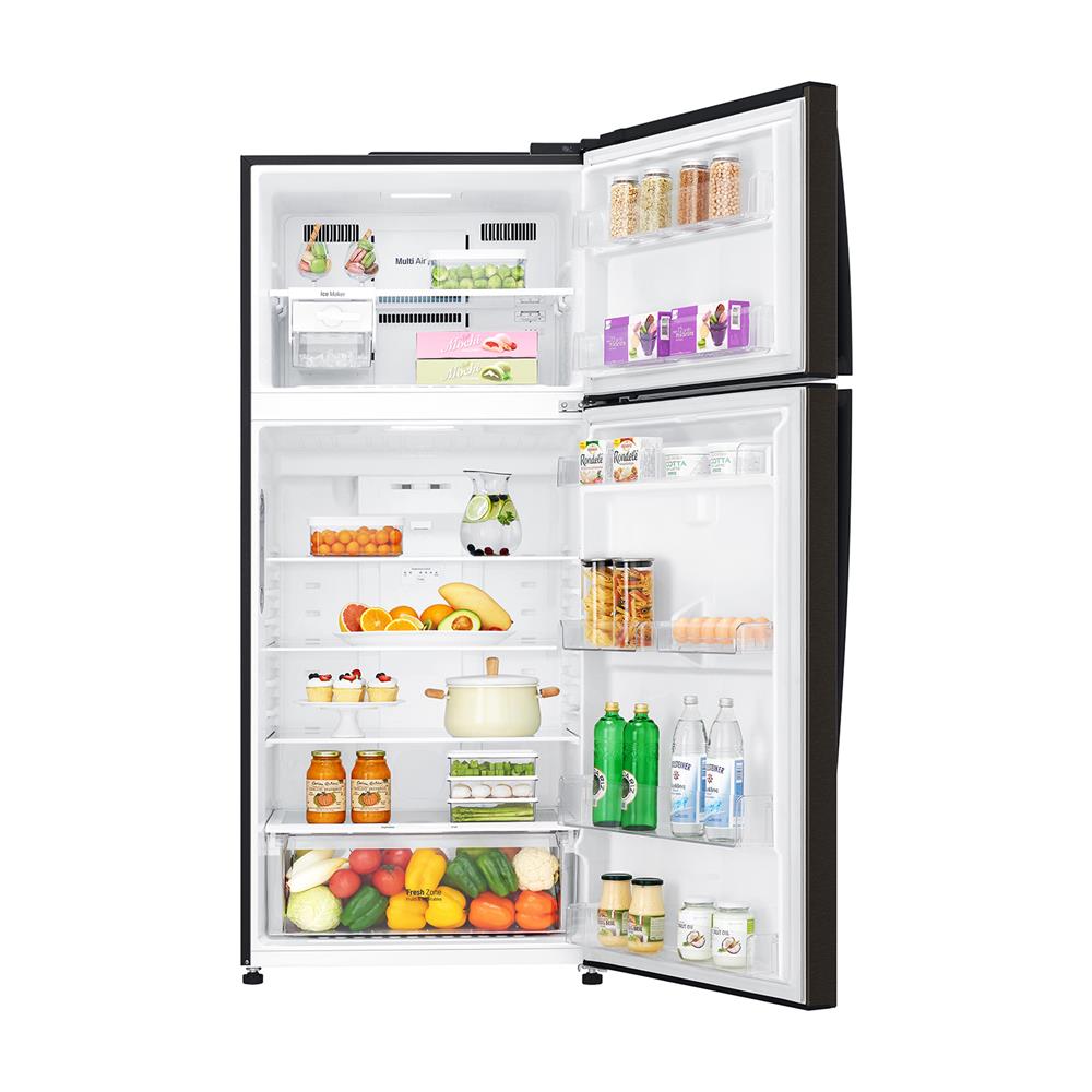 ตู้เย็น 2 ประตู LG GN-C702HXCM.ABLPLMT 18.1 คิว สีดำ อินเวอร์เตอร์