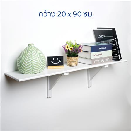 ชั้นแขวนผนัง FASTTECT WR2090+LS2190-TEAK 90 ซม. สีไม้สัก_6