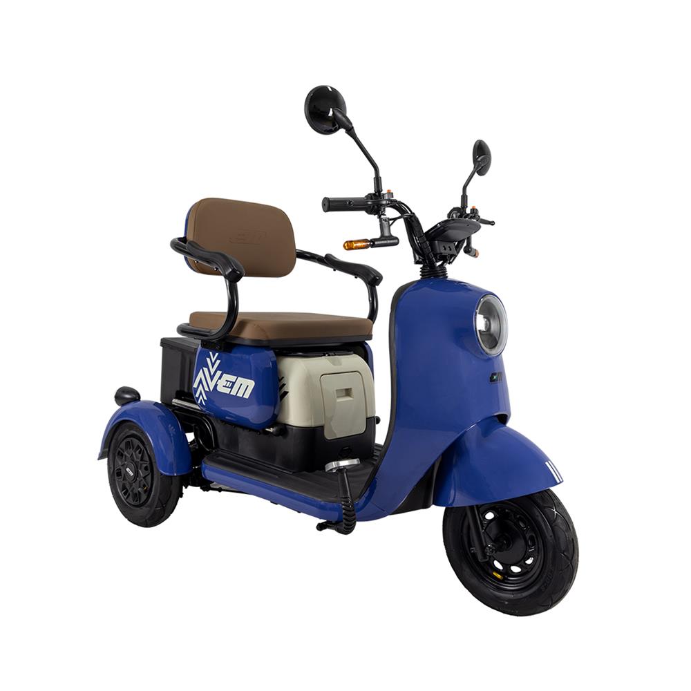 สกู๊ตเตอร์ไฟฟ้า 3 ล้อ EM7 V3 สีน้ำเงิน