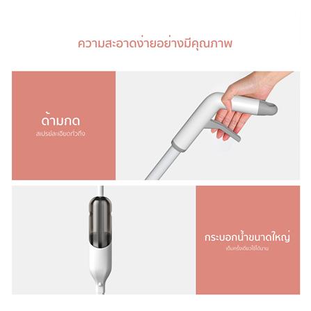 สเปรย์ม็อบทำความสะอาด 2IN1 RANDY M3 19 นิ้ว สีขาว/เทา_4