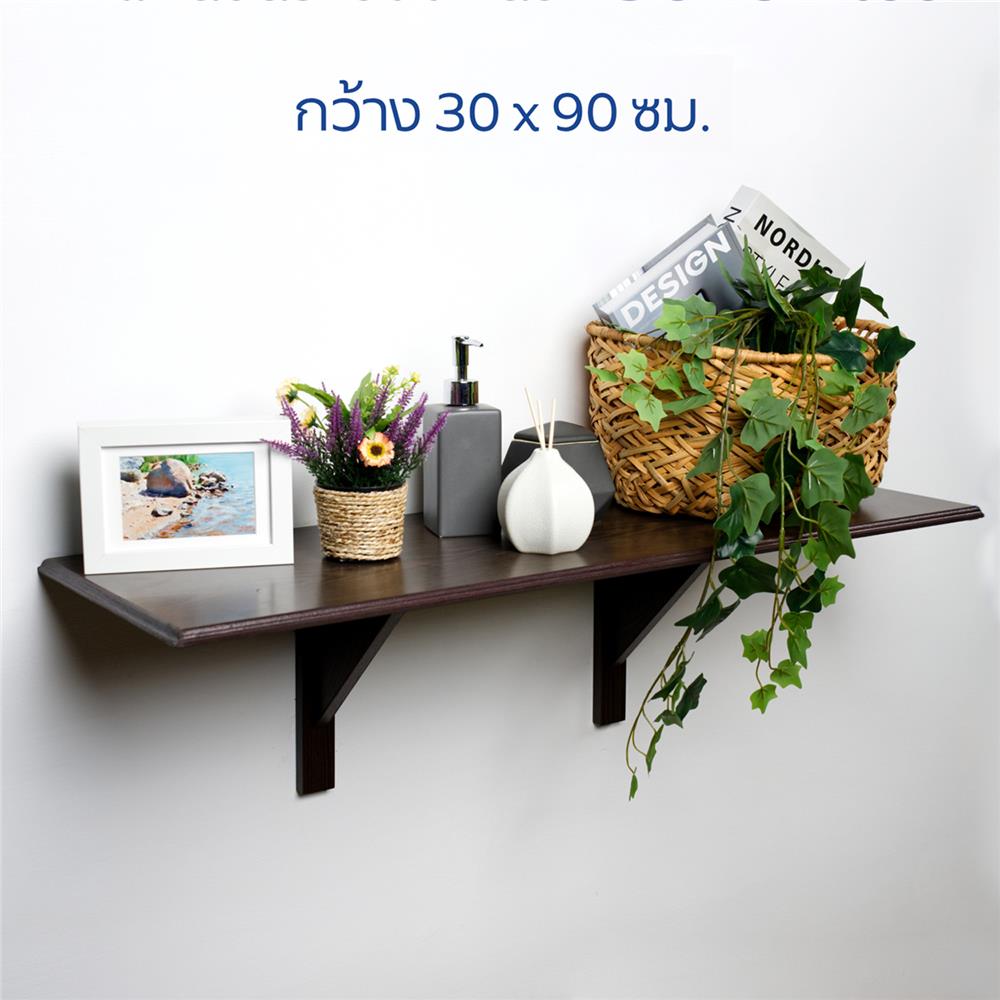 ชั้นแขวนผนัง FASTTECT WS3090+LS2240-WHITE 90 ซม. สีขาว