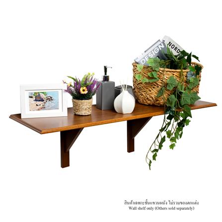 ชั้นแขวนผนัง FASTTECT WS3090+LS2240-TEAK 90 ซม. สีไม้สัก