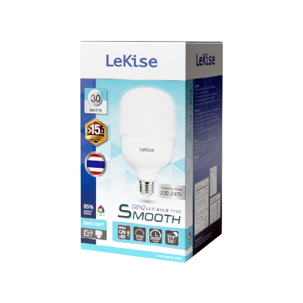 หลอด LED LEKISE T100 SMOOTH 30 วัตต์ DAYLIGHT E27