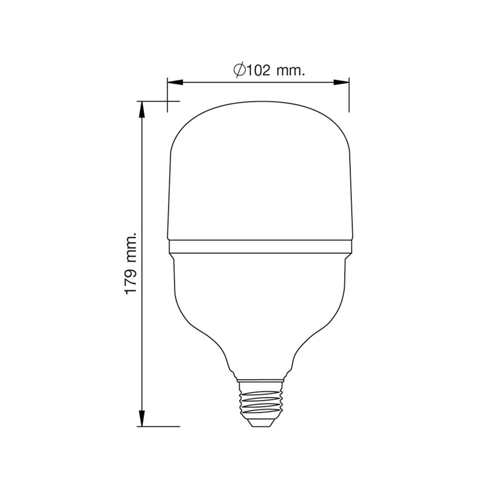 หลอด LED LEKISE T100 SMOOTH 30 วัตต์ DAYLIGHT E27