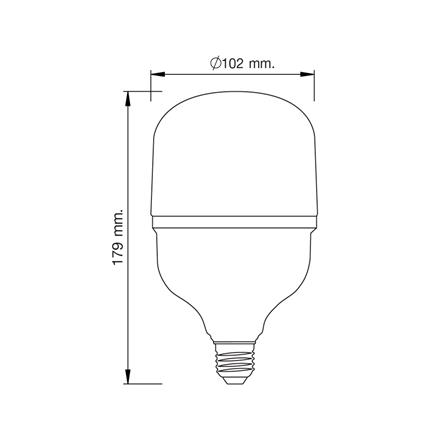 หลอด LED LEKISE T100 SMOOTH 30 วัตต์ DAYLIGHT E27_5