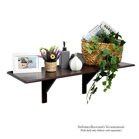 ชั้นแขวนผนัง FASTTECT WS3090+LS2240-WALNUT 90 ซม. สีวอลนัท_0