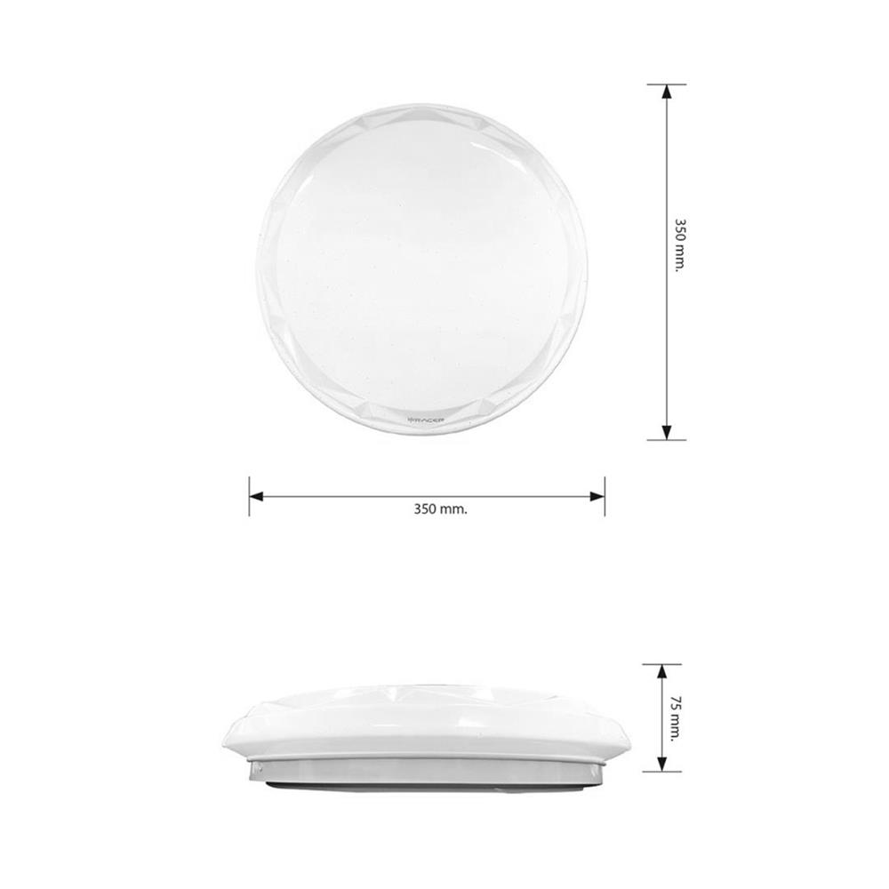 ไฟเพดาน LED RACER ALL STAR 13 นิ้ว 26 วัตต์ DAYLIGHT สีขาว