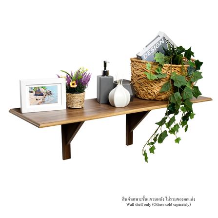 ชั้นแขวนผนัง FASTTECT WS3090+LS2240-OAK308 90 ซม. สีโอ๊ค