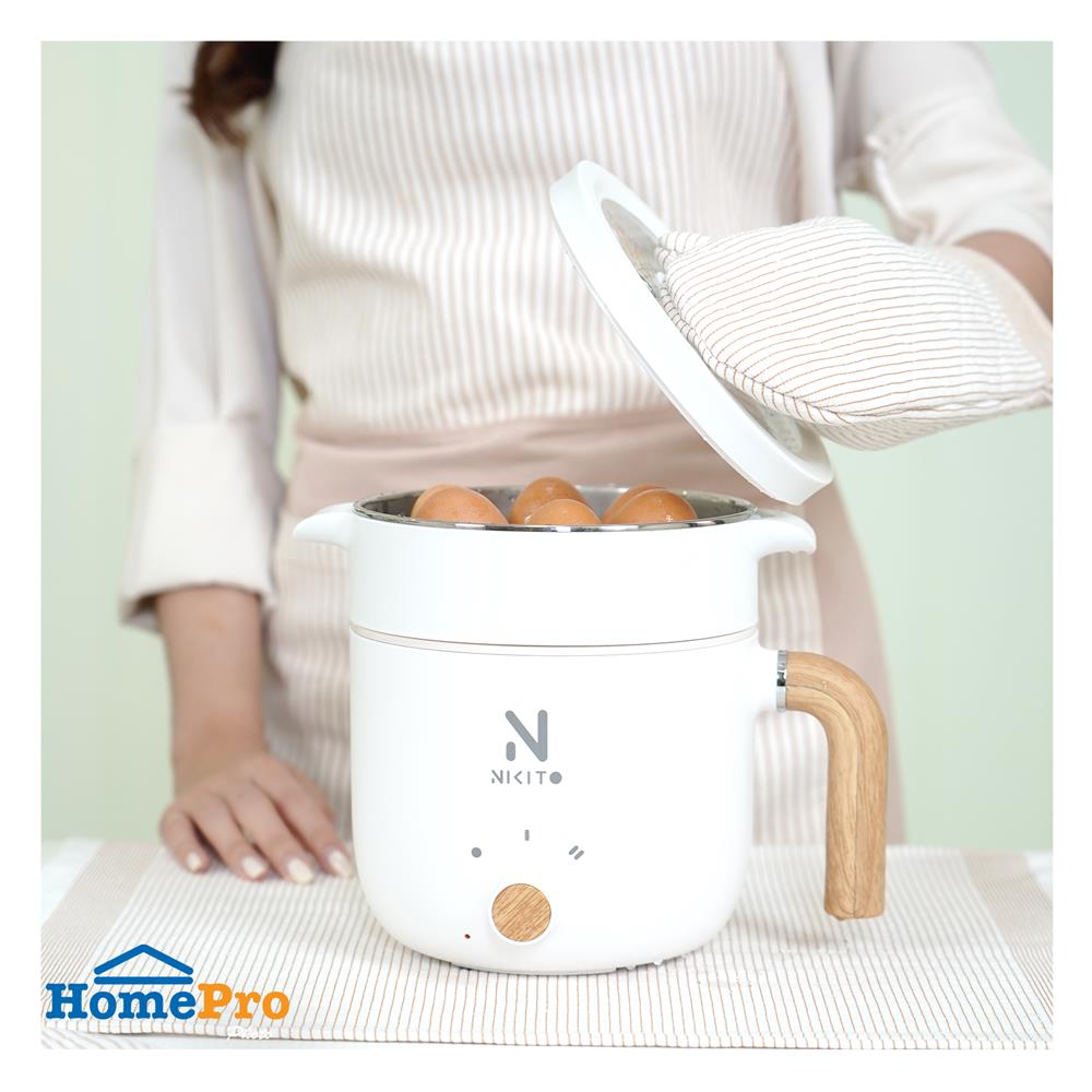 หม้ออเนกประสงค์ NIKITO DFZW-3009 สีขาว 1.50 ลิตร