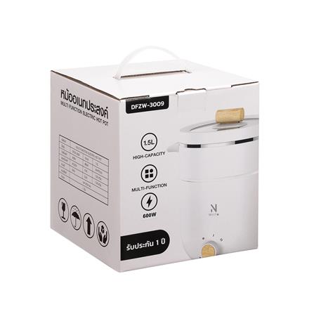 หม้ออเนกประสงค์ NIKITO DFZW-3009 สีขาว 1.50 ลิตร_3