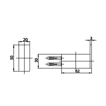 ขอแขวนผ้า COTTO CT0271BL(HM) สีดำ_1