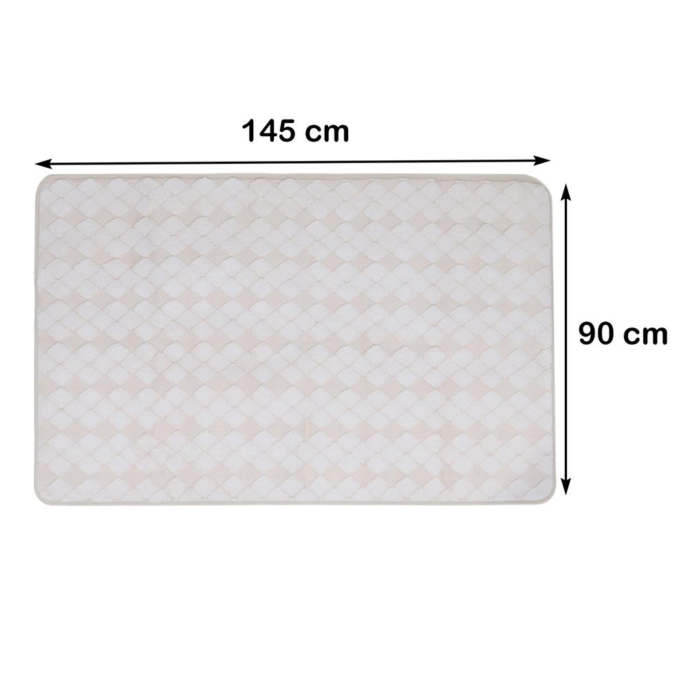 พรม HOME LIVING STYLE JEMMY 90X145 ซม. สีครีม