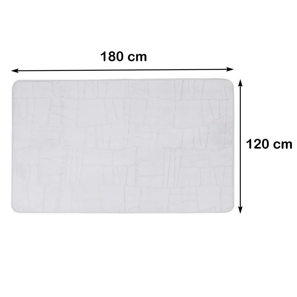 พรม HOME LIVING STYLE STONE 120X180 ซม. สีเทาอ่อน