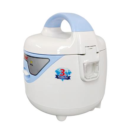 หม้อหุงข้าว MANUAL MITSUMARU AP-508 สีขาว/ฟ้า 0.8 ลิตร_1