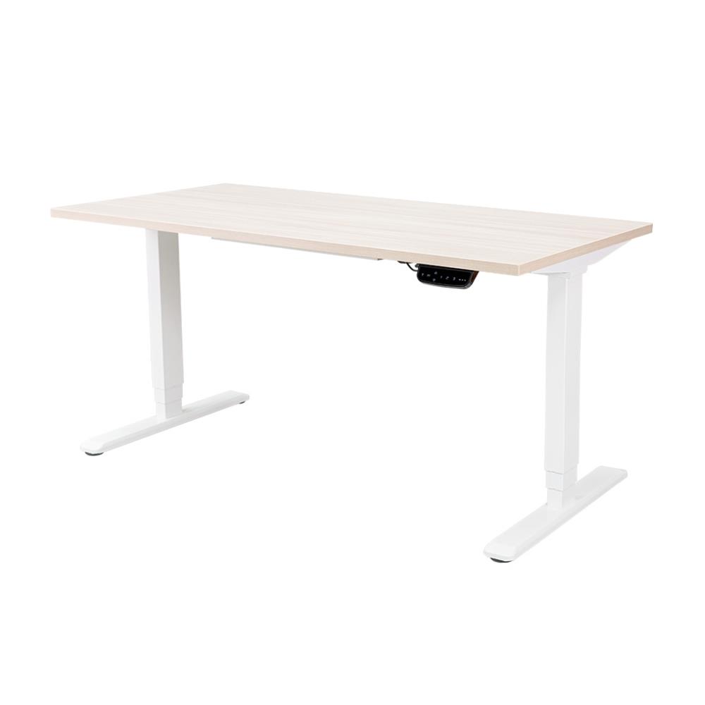 โต๊ะปรับระดับไฟฟ้า WORKSCAPE WDH-00010 150 ซม. สีลาเต้/ขาว
