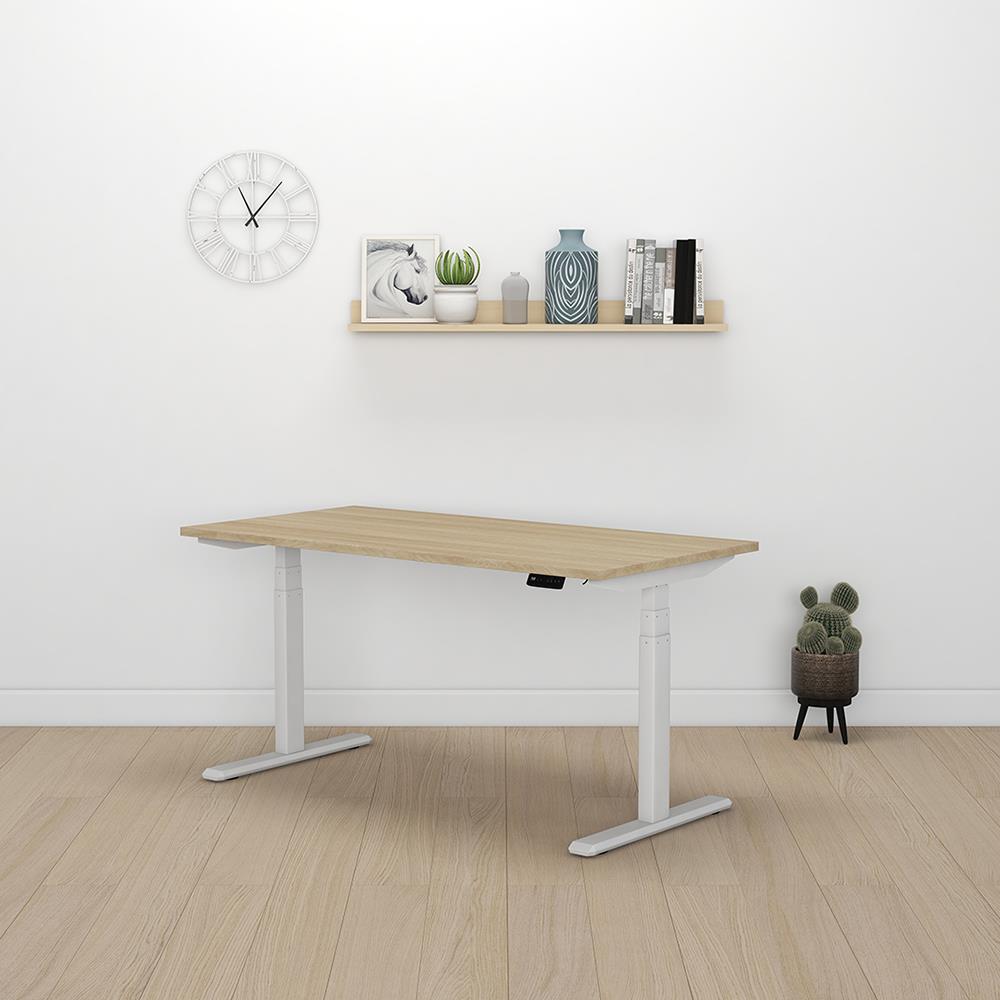 โต๊ะปรับระดับไฟฟ้า WORKSCAPE WDH-00010 150 ซม. สีลาเต้/ขาว