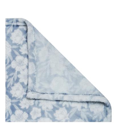 ผ้าห่ม HOME LIVING STYLE ANTISTATIC FLORIE 60X80 นิ้ว สี GREY_3