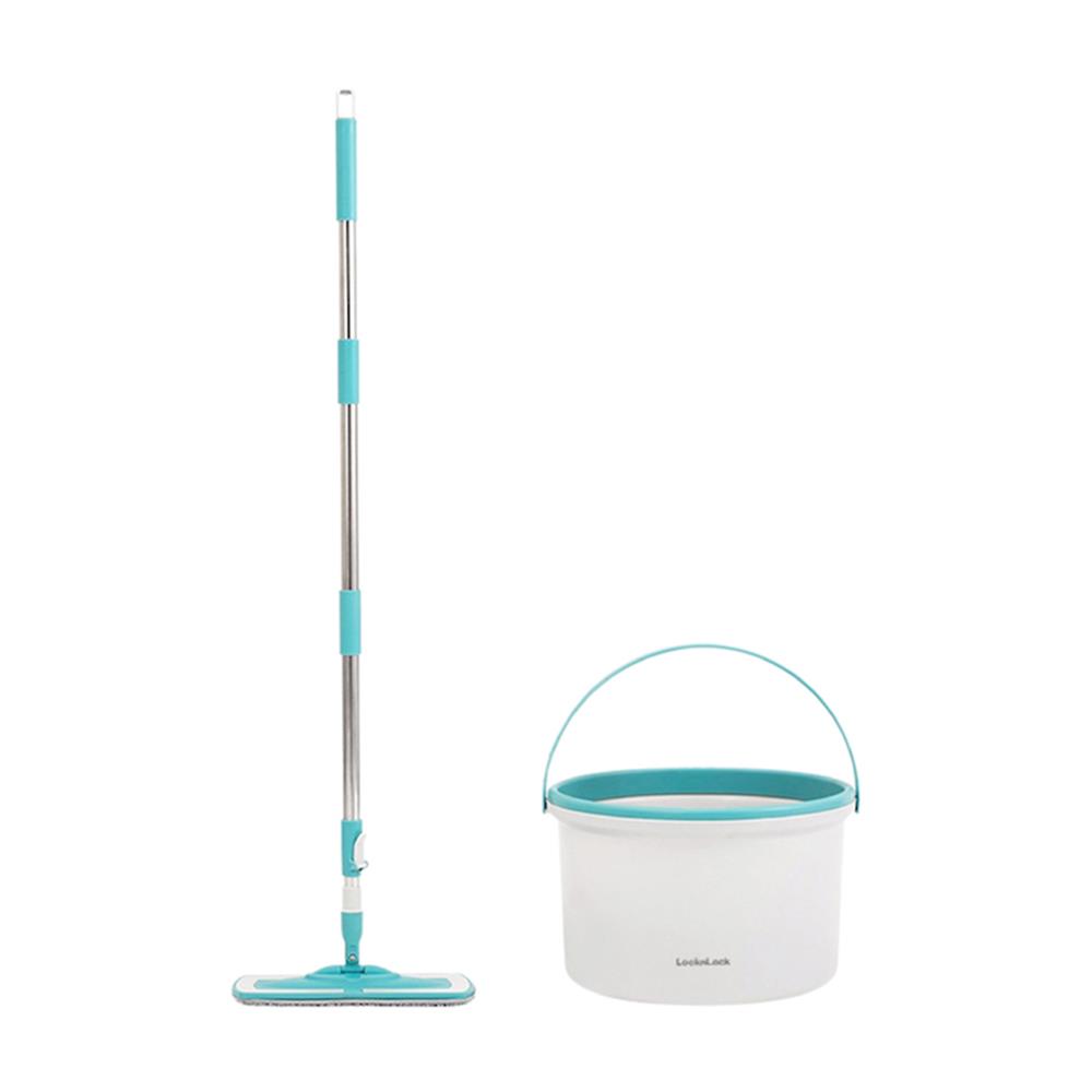 ชุดอุปกรณ์ถังปั่นพร้อมไม้ม็อบ LOCKNLOCK ETM973 สีขาว