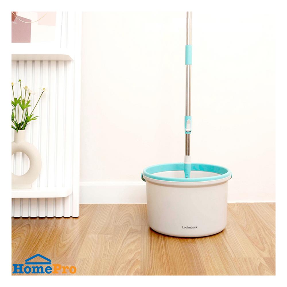 ชุดอุปกรณ์ถังปั่นพร้อมไม้ม็อบ LOCKNLOCK ETM973 สีขาว