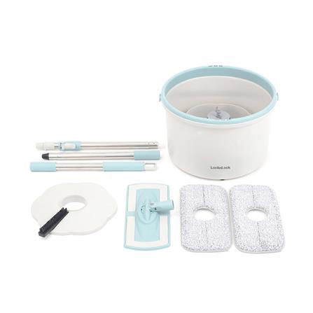 ชุดอุปกรณ์ถังปั่นพร้อมไม้ม็อบ LOCKNLOCK ETM973 สีขาว_1