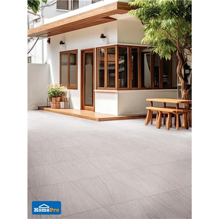 กระเบื้องพื้นพอร์ซเลน  40x40 ซม. CERGRES ดามาร่า เทาอ่อน A 0.96 ตร.ม._2