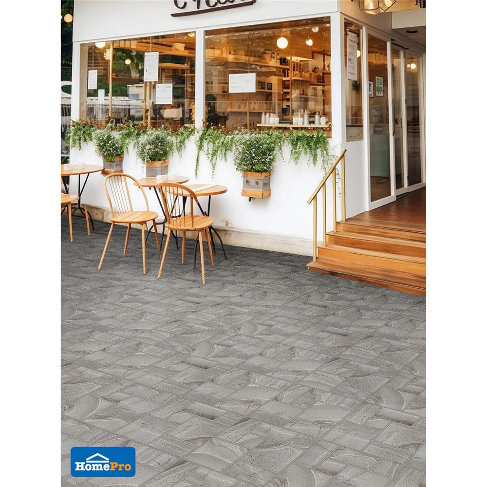 กระเบื้องพื้น 16x16 นิ้ว DURAGRES โบนิโต้ เทา A 0.96 ตร.ม.