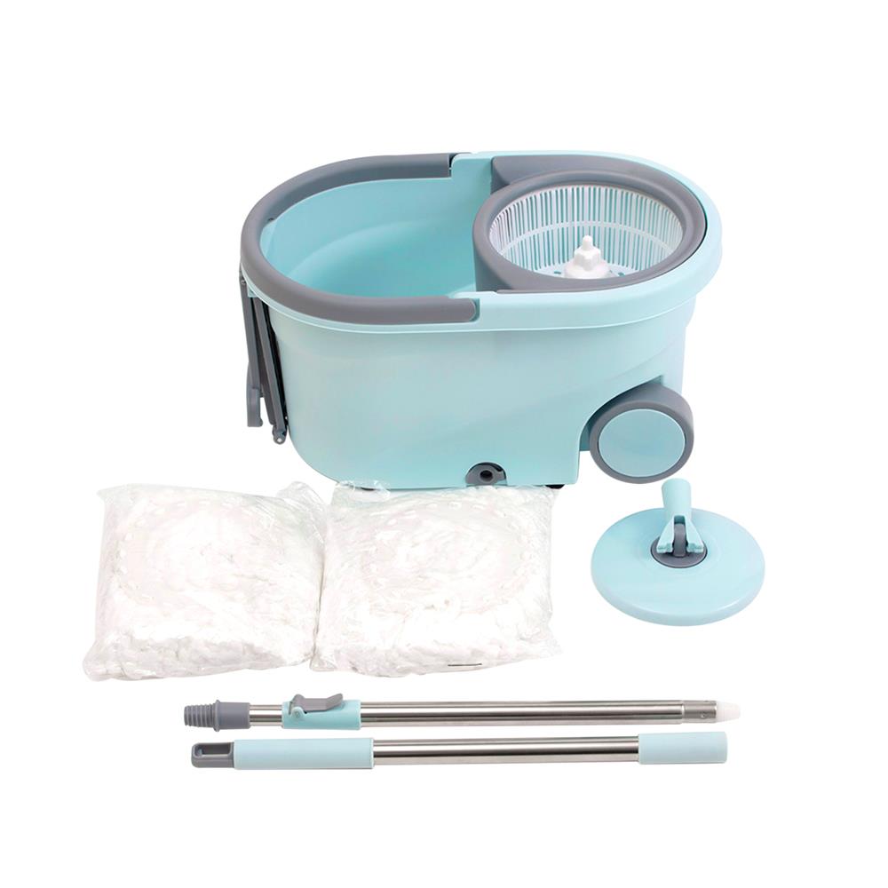 ชุดอุปกรณ์ถังปั่นพร้อมไม้ม็อบ LOCKnLOCK ETM971 สีฟ้า