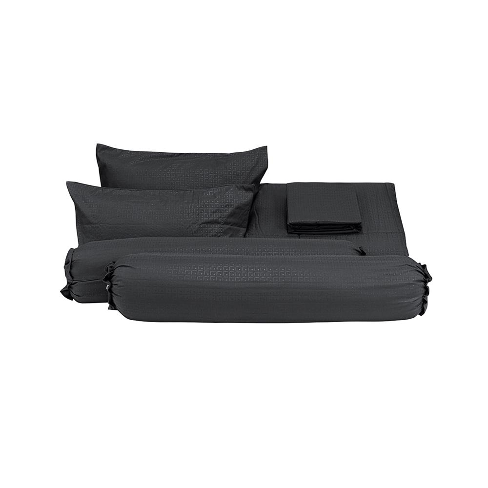 ชุดผ้าปูที่นอน 6 ฟุต 6 ชิ้น PICASSO CLASSIC STYLE สี FIRA DARKGREY