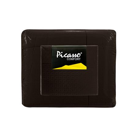 ชุดผ้าปูที่นอน 6 ฟุต 6 ชิ้น PICASSO CLASSIC สี FIRA DARK BROWN_4