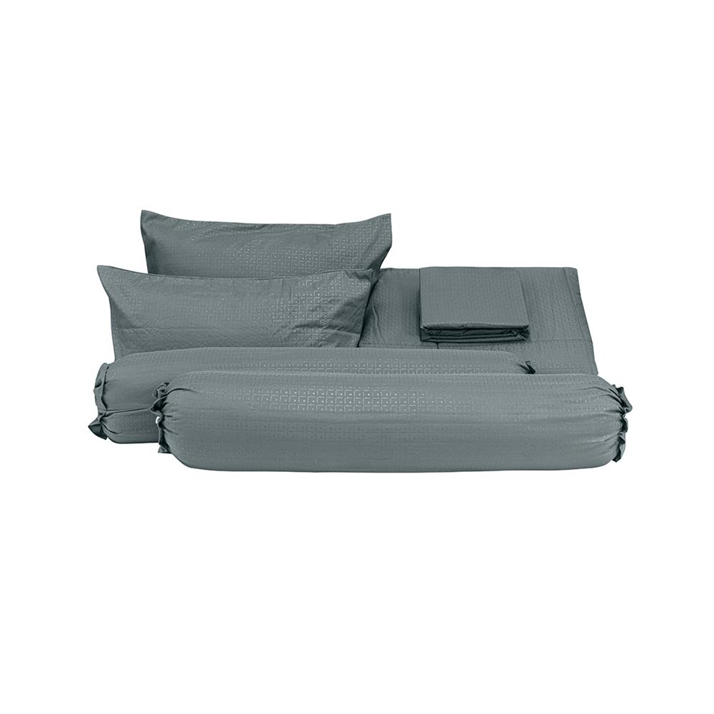 ชุดผ้าปูที่นอน 6 ฟุต 6 ชิ้น PICASSO CLASSIC STYLE สี FIRA GREY