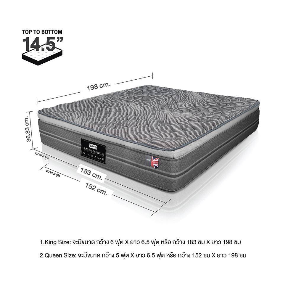 ที่นอน 5 ฟุต SLUMBERLAND TEMPSMART GRAND SERENADE