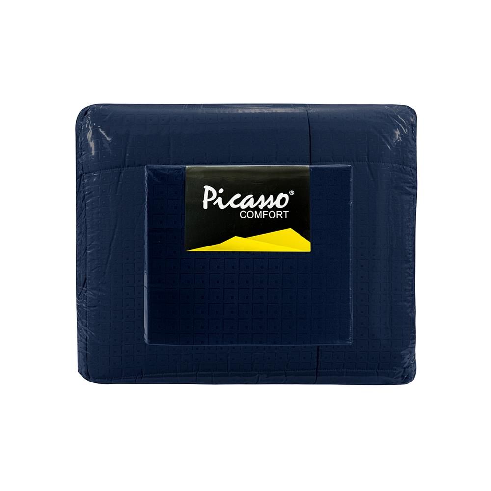 ชุดผ้าปูที่นอน 6 ฟุต 6 ชิ้น PICASSO CLASSIC STYLE สี FIRA NAVYBLUE