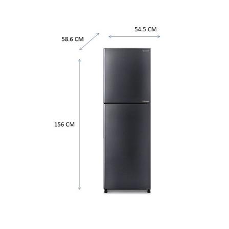ตู้เย็น 2 ประตู SHARP SJ-XP230T-DK 7.9 คิว สีเงินเข้ม_7