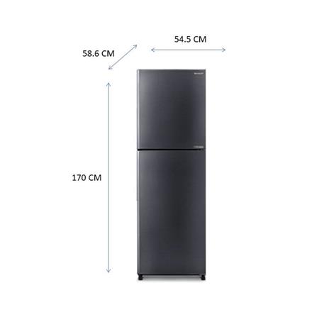 ตู้เย็น 2 ประตู SHARP SJ-XP260T-DK 8.9 คิว สีเงินเข้ม_7
