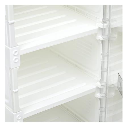 กล่องรองเท้า 6 ช่อง STACKO CLAIRE 53x34x51 ซม. สีขาว/ใส_4